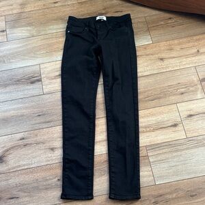 PAIGE Jet Black Denim Pants